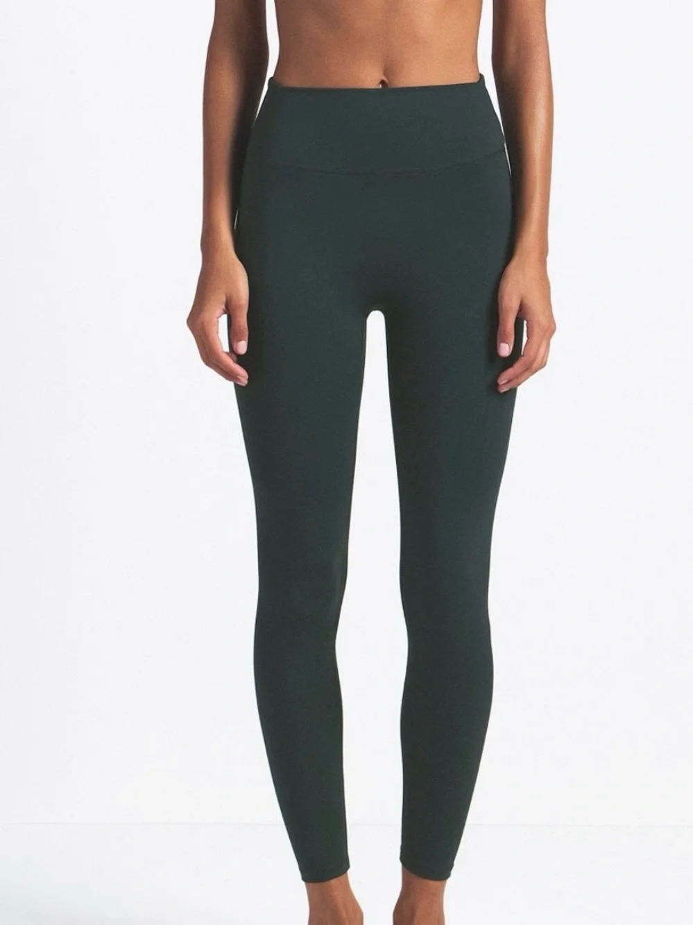 SKIMS Dark Teal Sports Bra & Legging Set